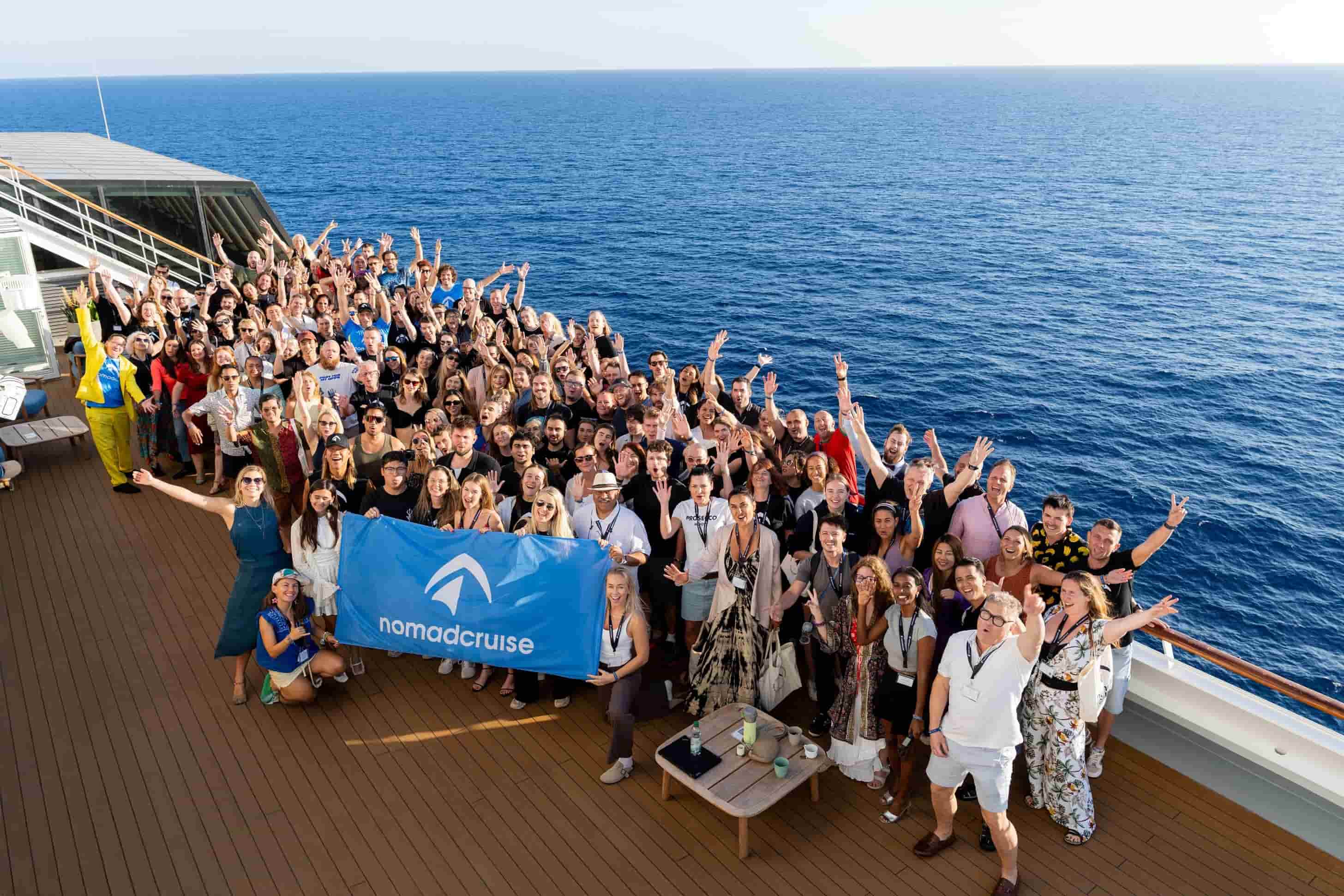 Nomad Cruise attendees on board