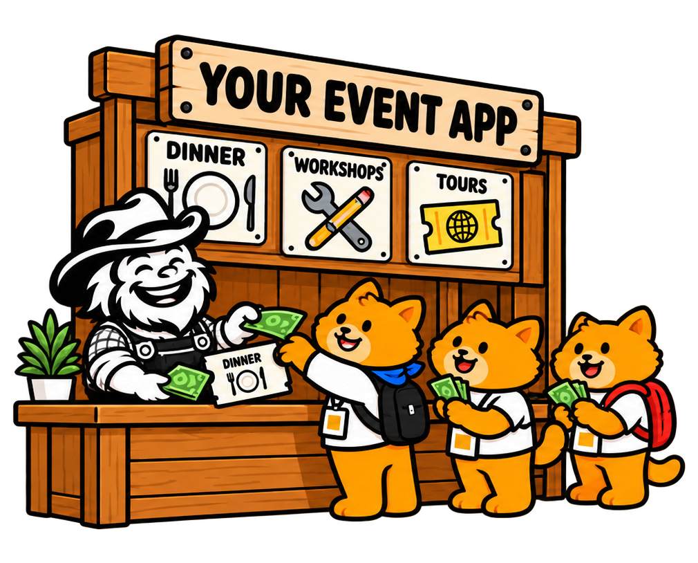Banjo sells event tickets to attendees at the event app checkout